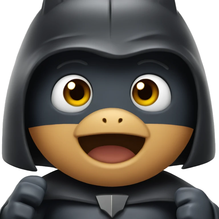 The bat gives a thumbs up  emoji
