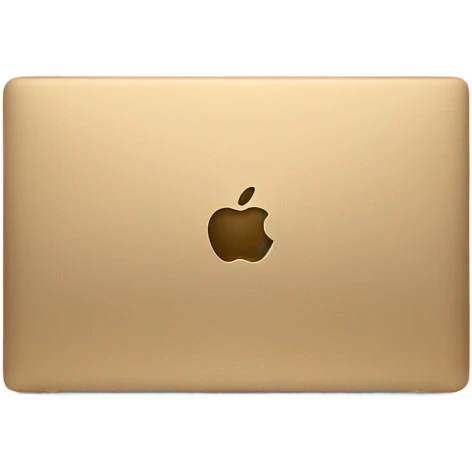 gold MacBook pro  emoji