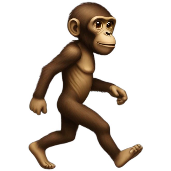 Australopithecus Walking emoji