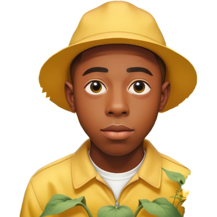 Tyler the creator in sunflowers emoji
