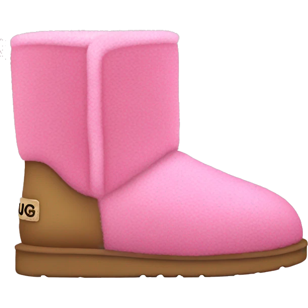 Pink UGG slippers emoji