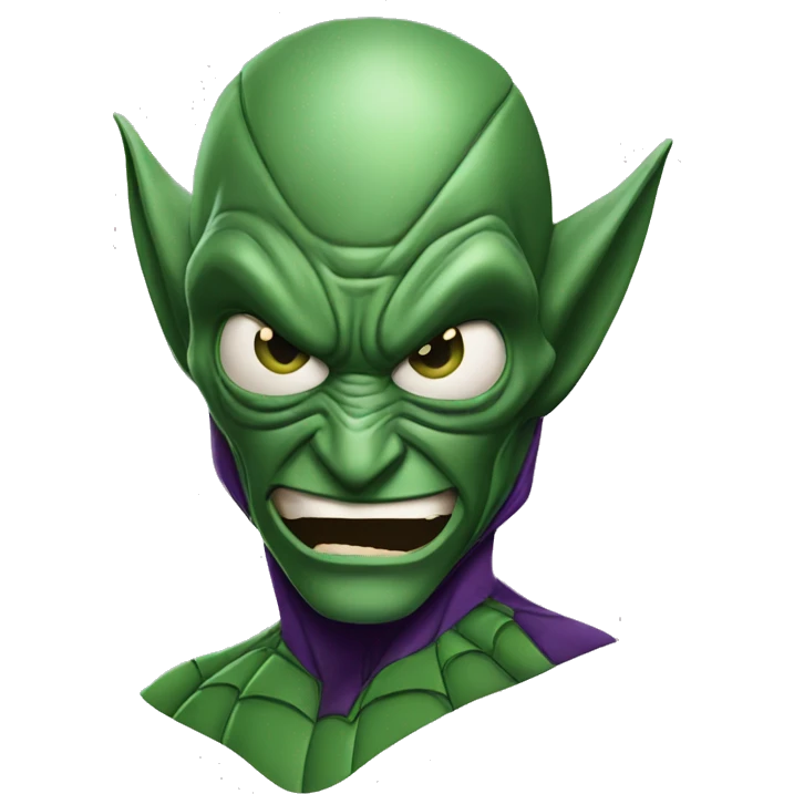 green goblin spider-man  emoji