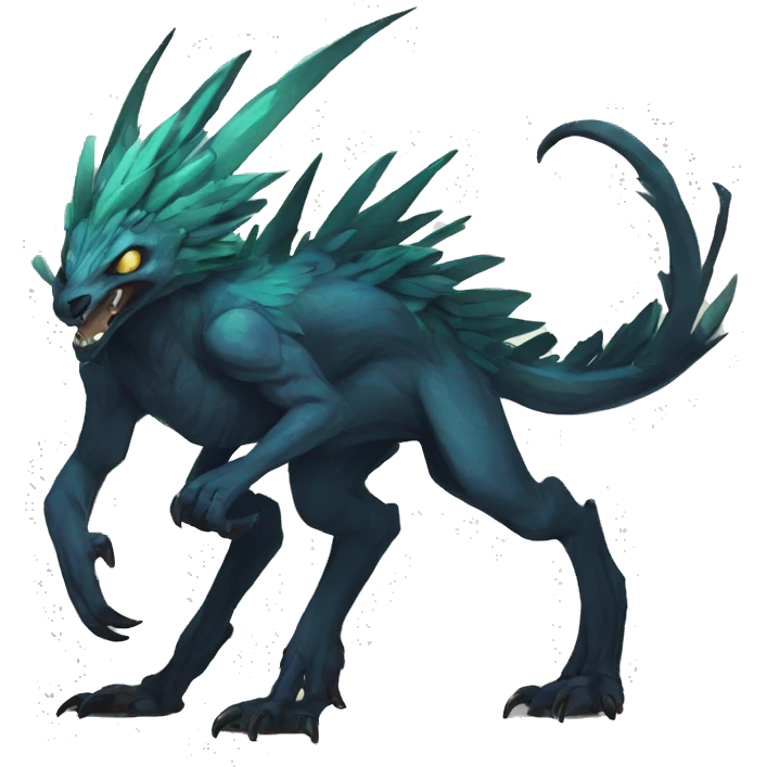 Cool Edgy Vernid species by LiLaiRa full body emoji
