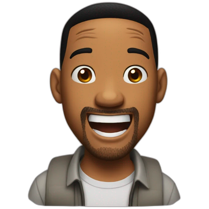 will smith happy surprised emoji