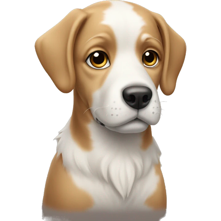 Dog with ai emoji