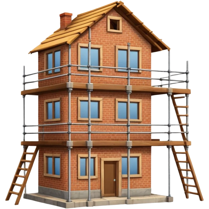 casa en contrucion  emoji