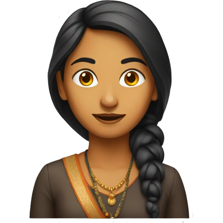 an indian woman programmer emoji