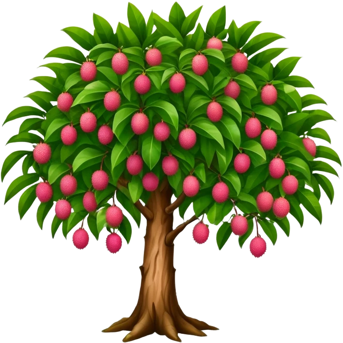 lychee tree emoji