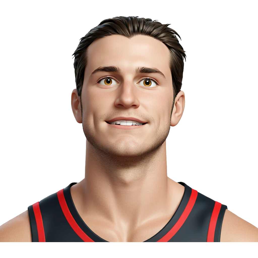 smiling boy in sportswear portrait emoji