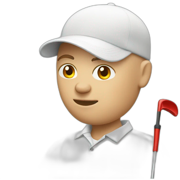 bald-golfer emoji