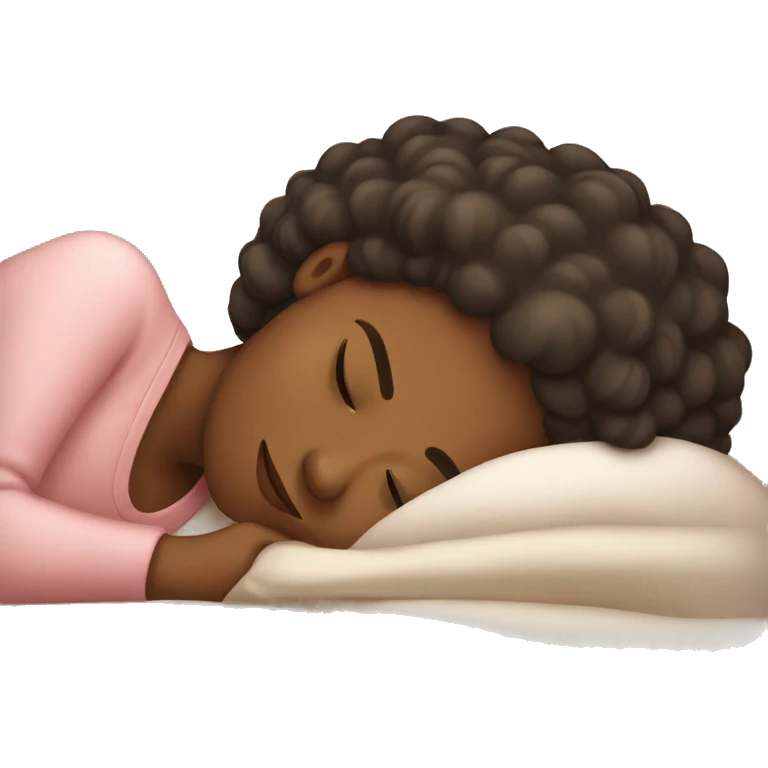 A girl sleeping  emoji