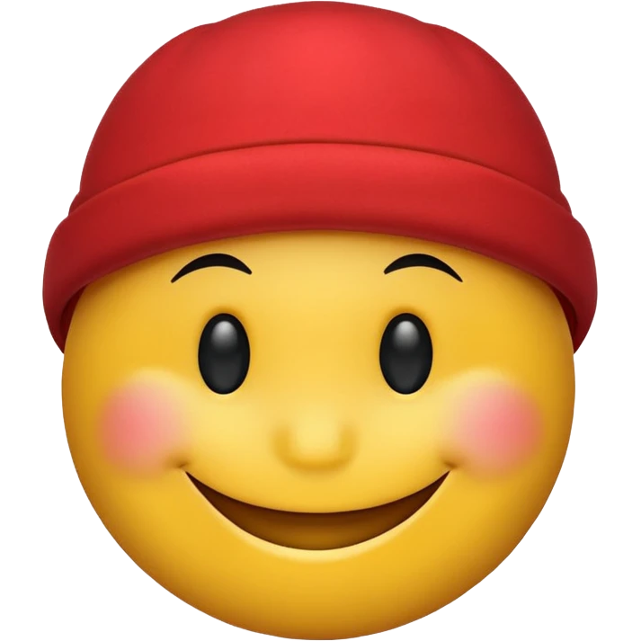 Smiley wearing hat emoji