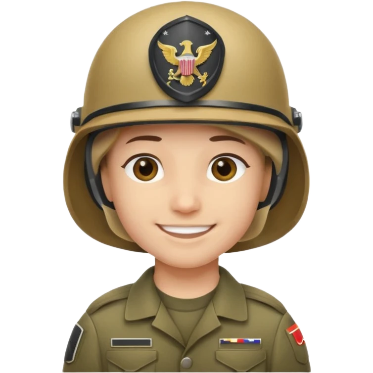 Combine these two 🪖🙂
:military_helmet: :simple_smile: emoji