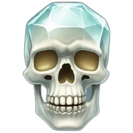 Crystal skull emoji
