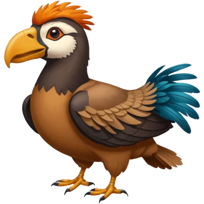 Create a Merchant and Condor fusion emoji emoji