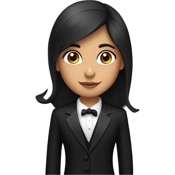 ARMENIAN GIRL WITH A TUXEDO SUIT emoji