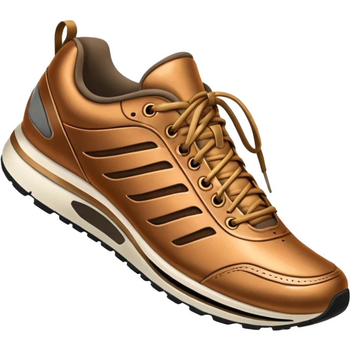 A running shoe that says "Bronze" emoji