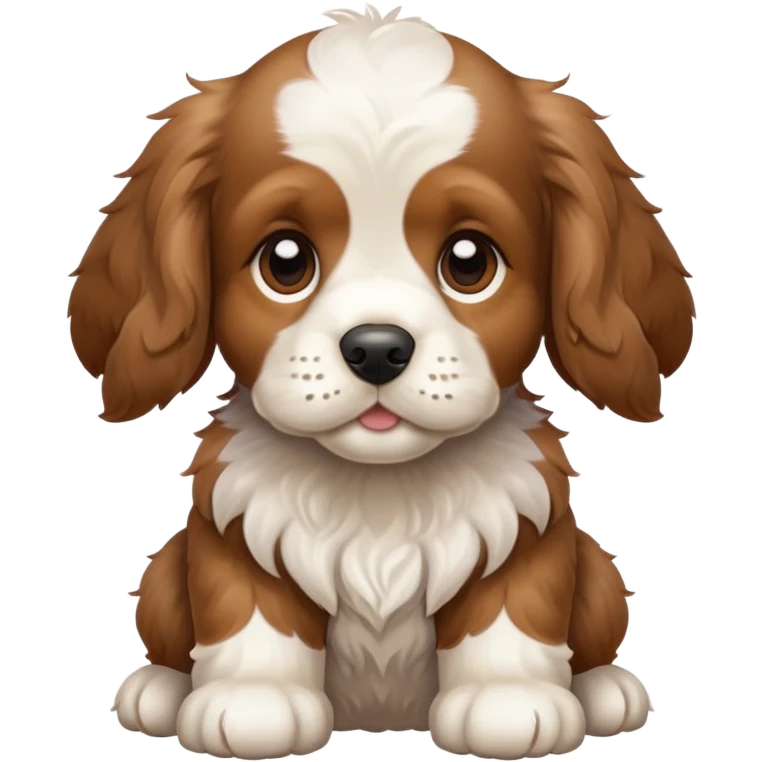 Cocker spaniel puppy emoji