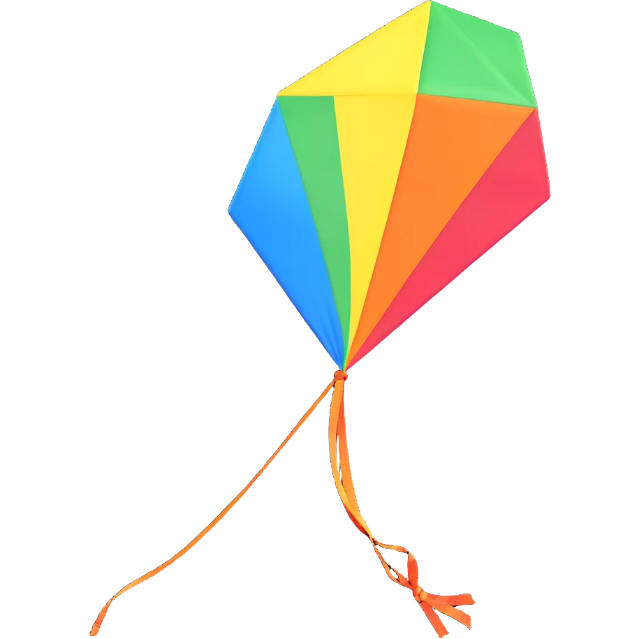 rainbow kite emoji