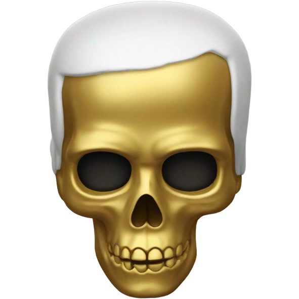 Higgs Monaghan, gold skull emoji