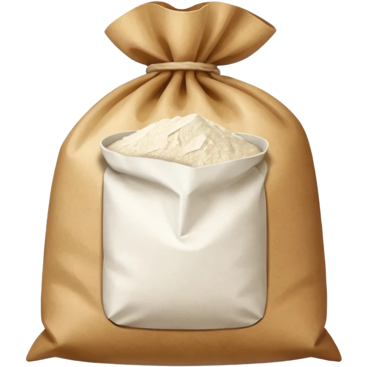 a bag of flour emoji