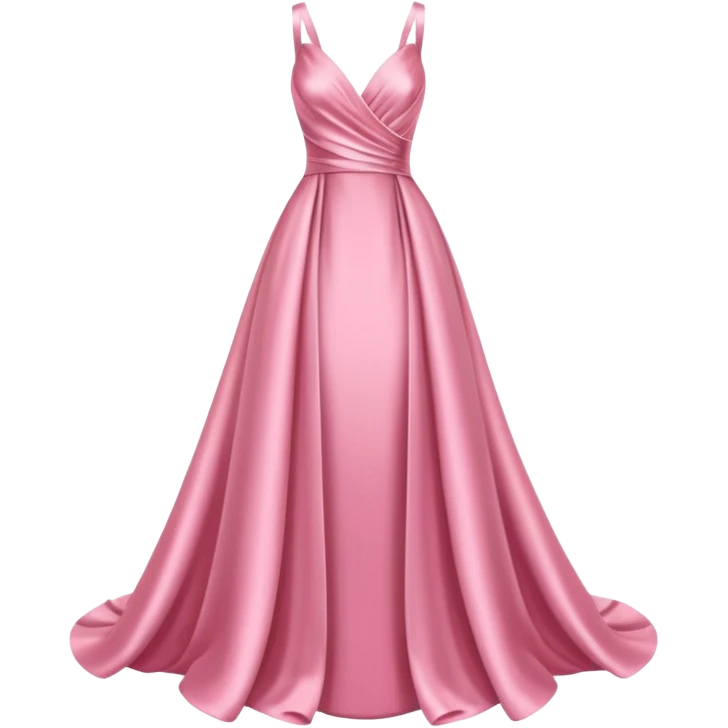 Gown in pink emoji
