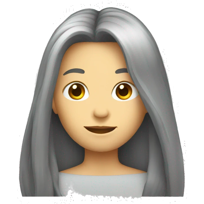 long hair without head emoji