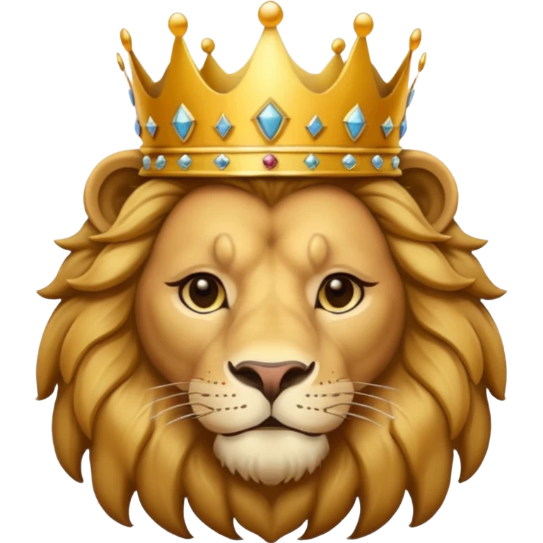 Lion weating emoji
