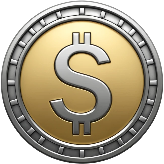 $ dollar metal symbol emoji