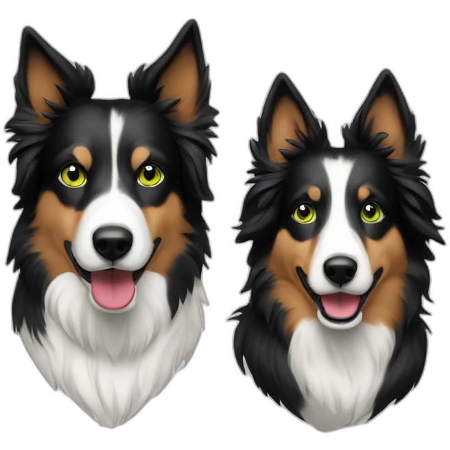 Canicross-greeneyes-womanrunner-and-border-collie emoji