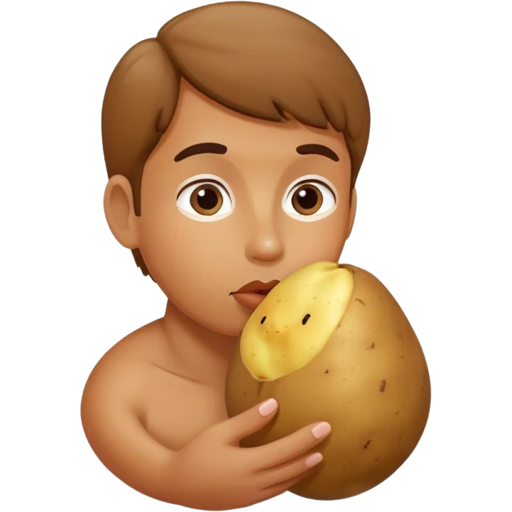 Potato kissing  emoji
