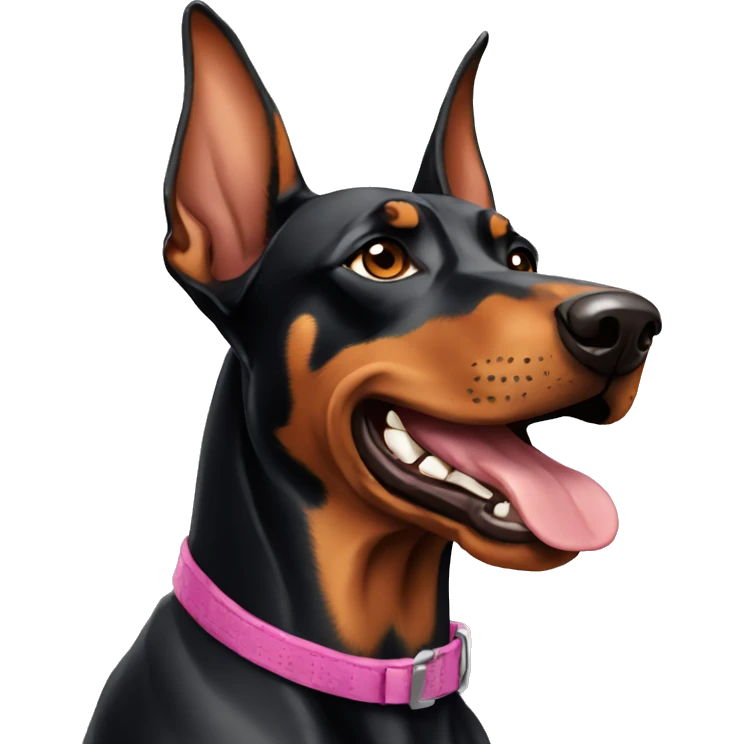 Doberman dog emoji