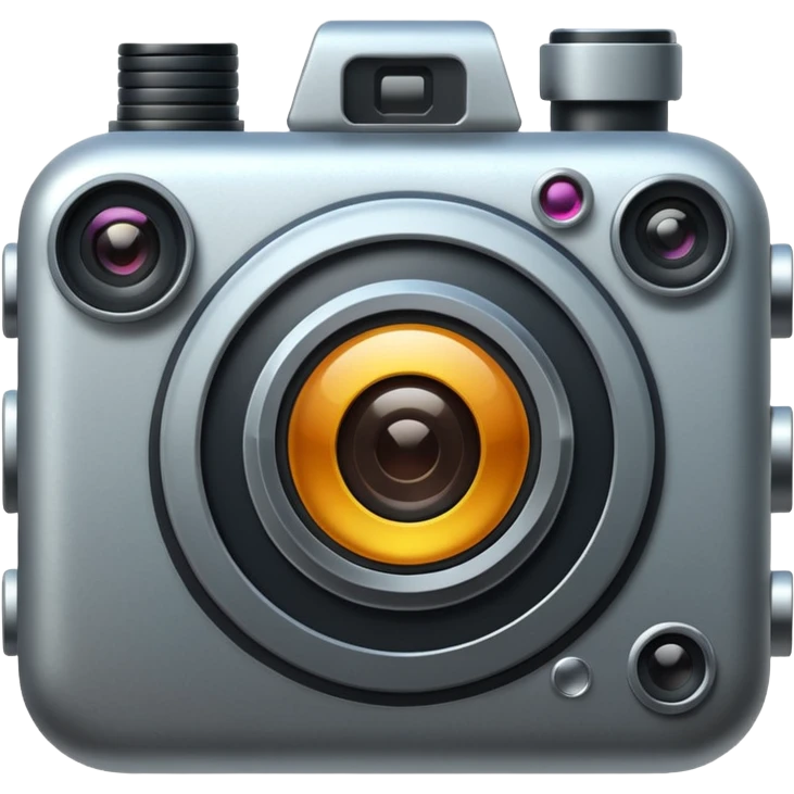 AI Camera 3d with texture emoji