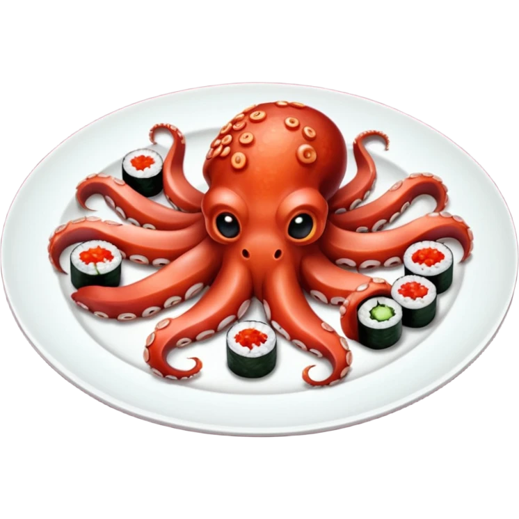 Octopus sushi emoji