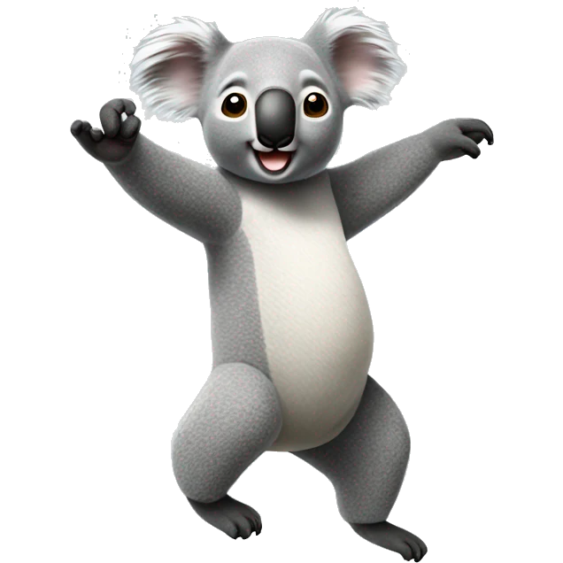 koala dancing emoji