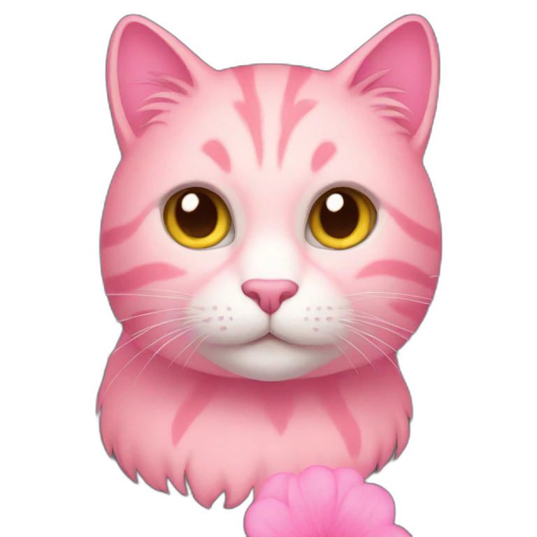 pink cat emoji