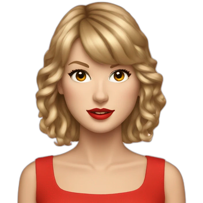 taylor swift red emoji