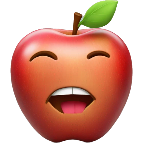 3D apple  emoji
