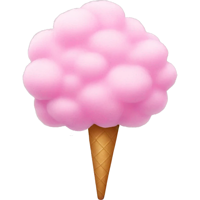 Cotton candy  emoji