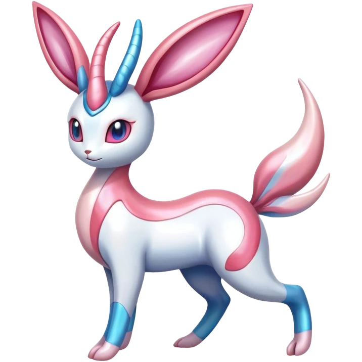 Shiny Sylveon-Milotic-hybrid combination emoji