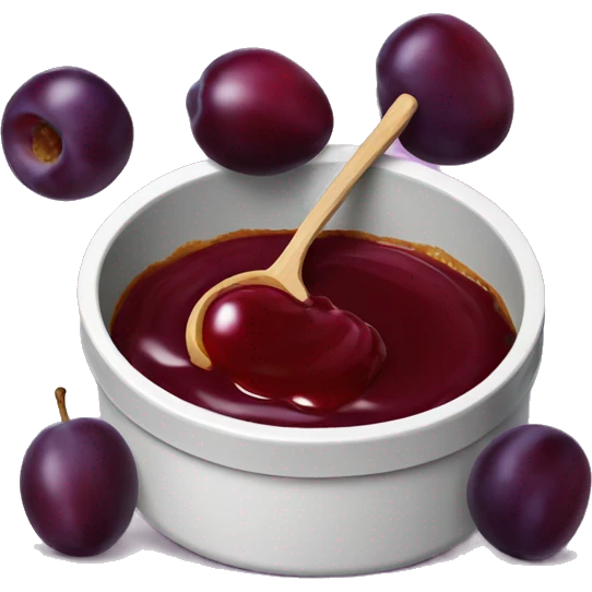 Plum jam emoji