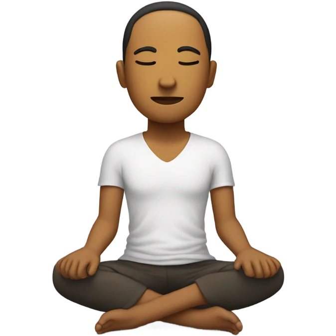 astral body meditation eye closed emoji