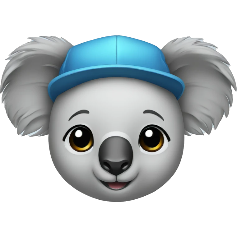 koala cute hat emoji