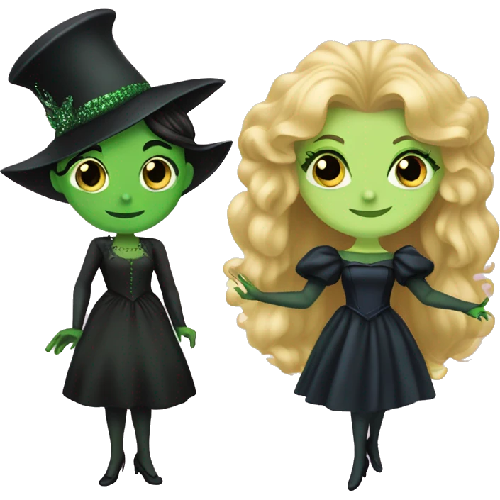 glinda and elphaba emoji