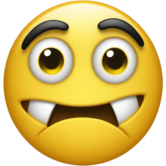 Jellow dot emoji judging someone cringe with eyes emoji