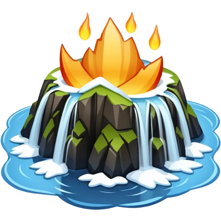 Сделай эмодзи кубик льда 🧊, с названием ICELAND emoji