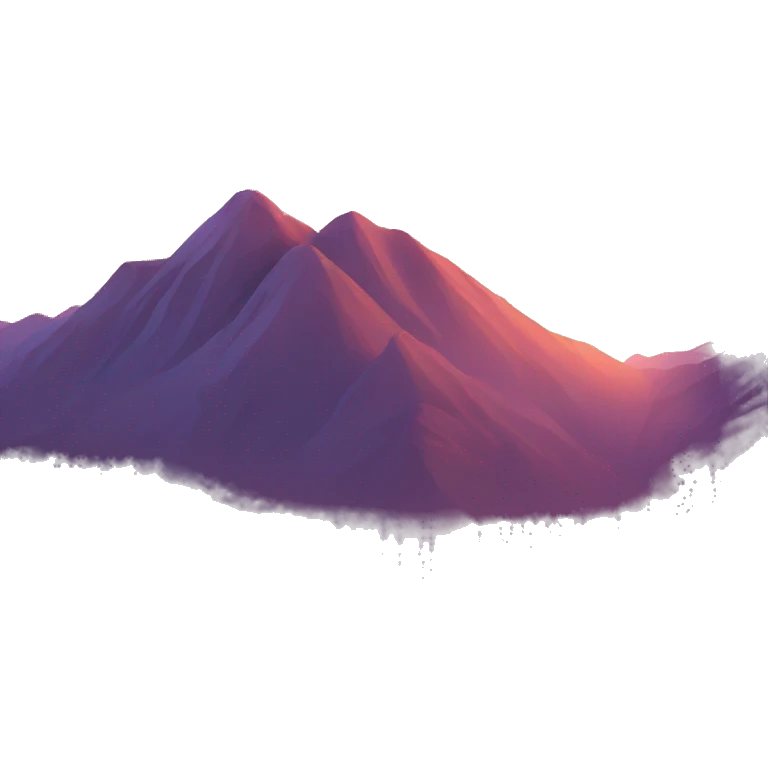 mountain sunset emoji