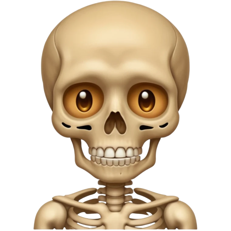 Squelette qui pleure emoji