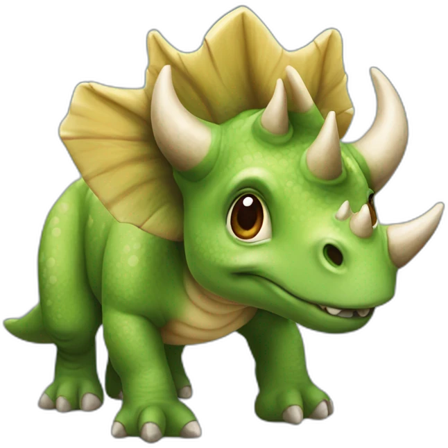 Triceratops emoji