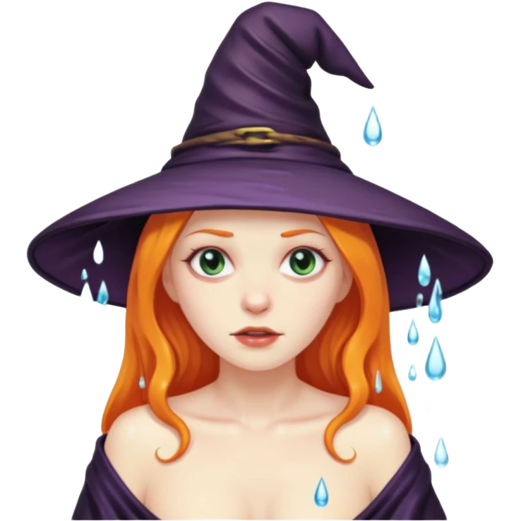 Witch in shower emoji